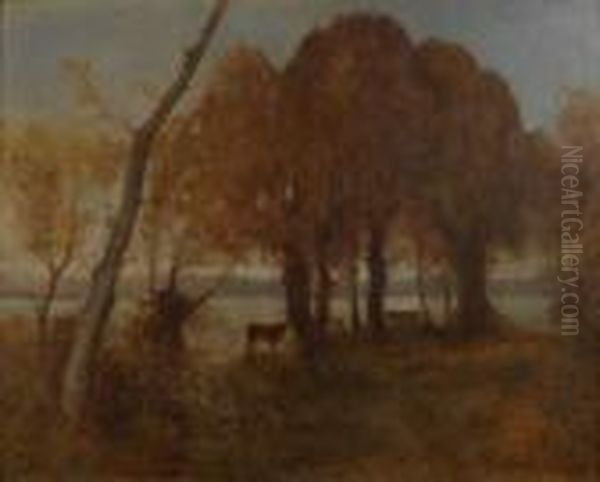 Pascolo Autunnale Oil Painting by Alessandro Lupo