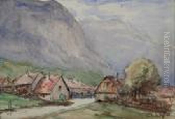 Scorcio Di Chamonix Oil Painting by Alessandro Lupo