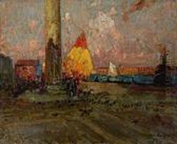 La Vela Chioggiata Oil Painting by Alessandro Lupo