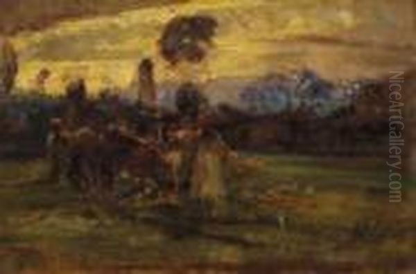 La Pastorella Oil Painting by Alessandro Lupo