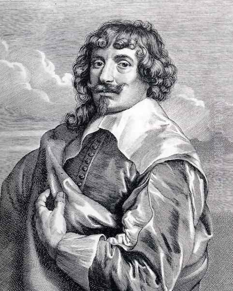 Portrait Of Gerrit van Honthorst Oil Painting by Paulus Pontius