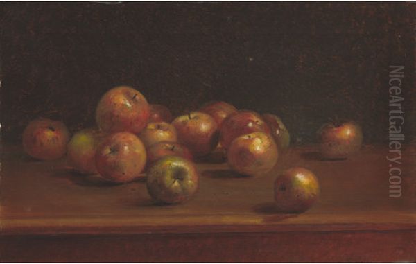 Still Life with Apples Oil Painting by Charles Ethan Porter