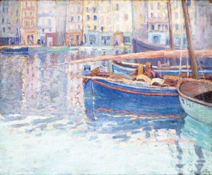 Bateau Dans Le Port Oil Painting by Paul Madeline