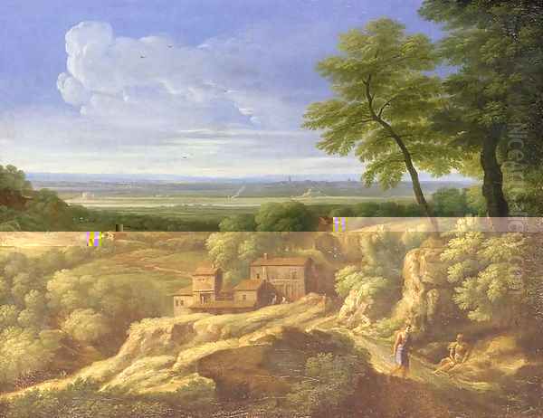 Classical landscape Oil Painting by Gaspard Dughet