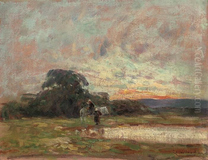 Retours Des Champs Oil Painting by Fernand Maillaud