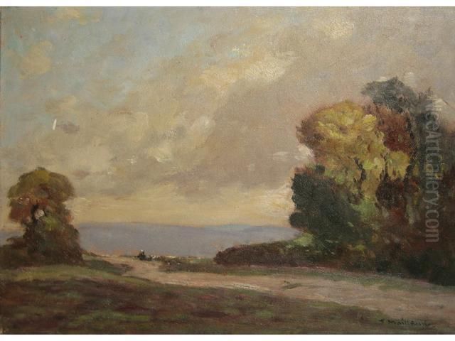 Bergere Et Son Troupeau Oil Painting by Fernand Maillaud