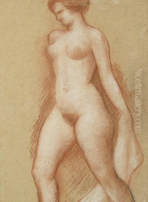 Nu Oil Painting by Aristide Maillol