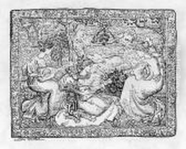 Muzyczne Spotkanie Oil Painting by Aristide Maillol