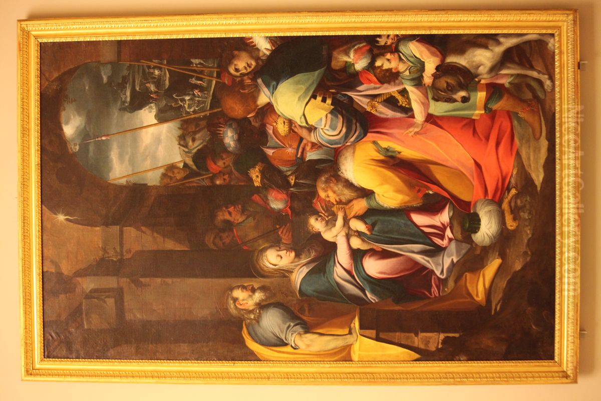 Adoration of the Magi Oil Painting by Camillo Procaccini