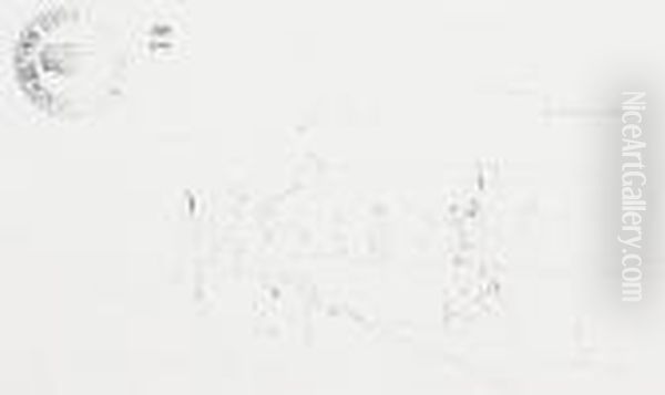 Pejzaz Z Postacia Wedrowca Oil Painting by Jacek Malczewski