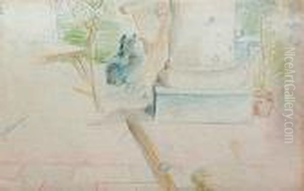 Przed Gankiem Oil Painting by Jacek Malczewski