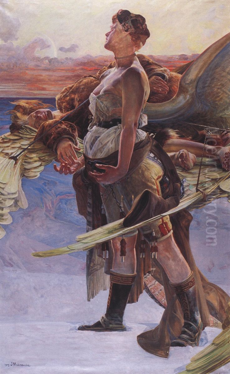 Eloe Oil Painting by Jacek Malczewski