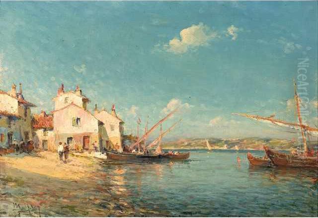 :les Martigues Oil Painting by Charles Malfroy