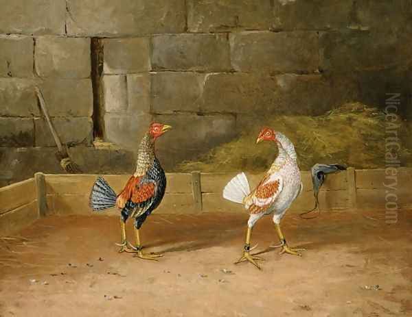 The Challenge Oil Painting by Hilton L. Jnr. Pratt