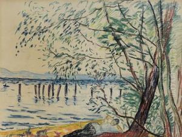 Colombier, Le Repos Oil Painting by Henri Charles Manguin