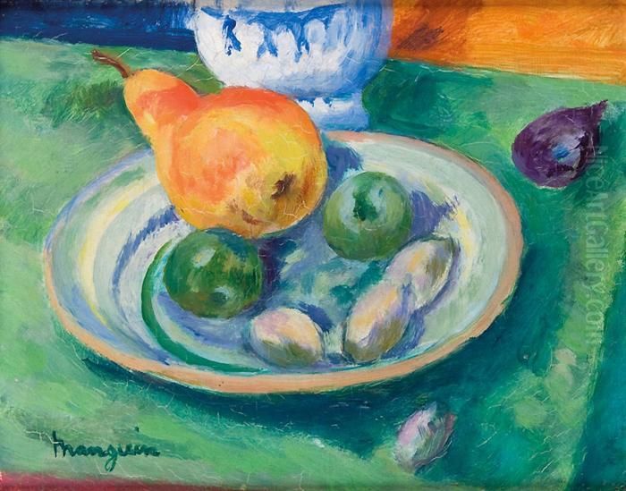 Nature Morte Aux Fruits Oil Painting by Henri Charles Manguin