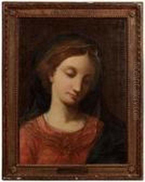 Madonna Oil Painting by Carlo Maratta or Maratti
