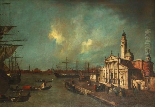 San Giorgio Maggiore, 
Venice Oil Painting by Michele Marieschi