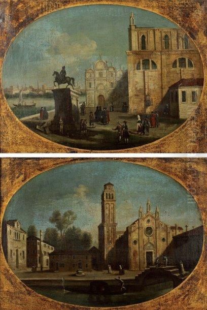 Caprices Venitiens Oil Painting by Michele Marieschi