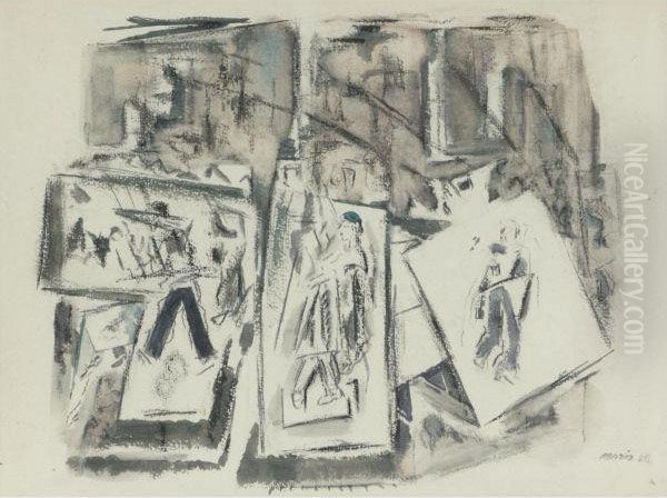 City Movement, Manhattan Oil Painting by John Marin