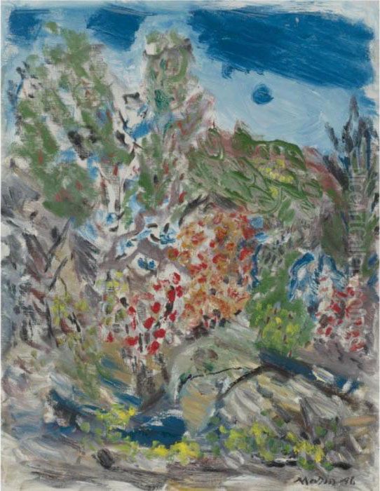 Autumn, On The Road To Addison, Maine Oil Painting by John Marin