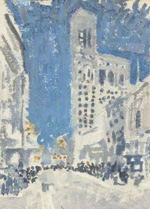 City Scene Oil Painting by John Marin