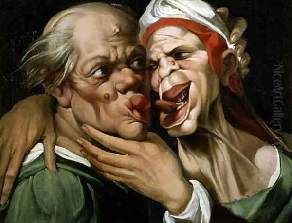 Caricature Oil Painting by Bartolomeo Passarotti