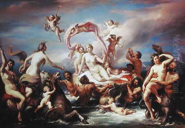 The Triumph of Venus Oil Painting by Francesco Podesti