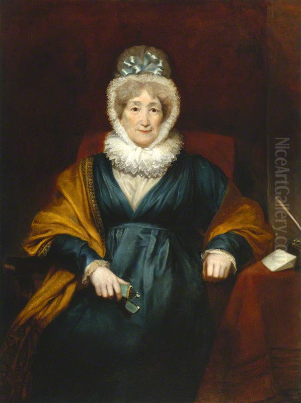 Hannah More Oil Painting by Henry William Pickersgill