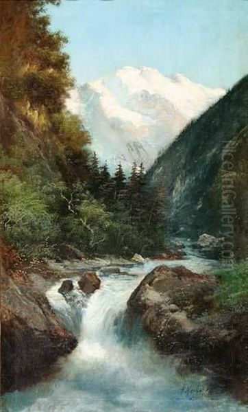 Torrente Oil Painting by Henry Marko