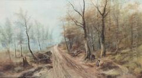 Paesaggio Con Alberi Oil Painting by Henry Marko