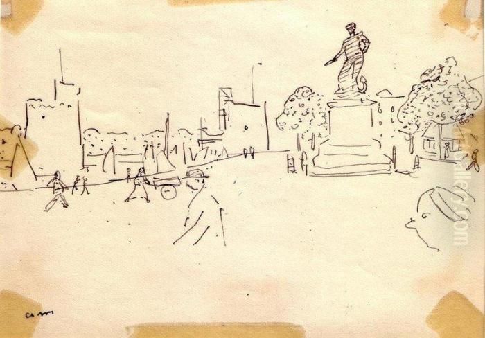 La Rochelle, Entree Du Port Oil Painting by Albert Marquet