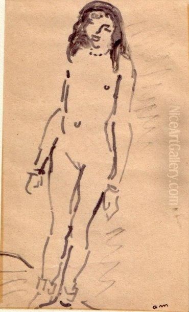 Fille De Ghardaia Oil Painting by Albert Marquet