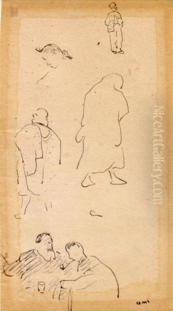 Les Passants, Alger Oil Painting by Albert Marquet