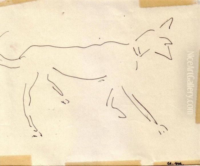 Ramatou, Djenan Sidi Said Alger Oil Painting by Albert Marquet