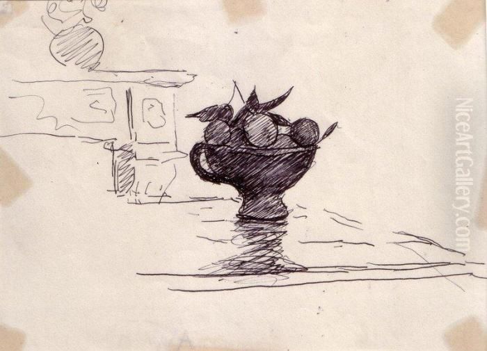 Interieur A Dj S Said, Alger Oil Painting by Albert Marquet