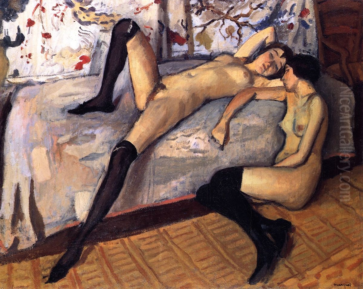 Les Deux Amies Oil Painting by Albert Marquet