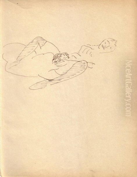 Dessin Erotique Oil Painting by Albert Marquet