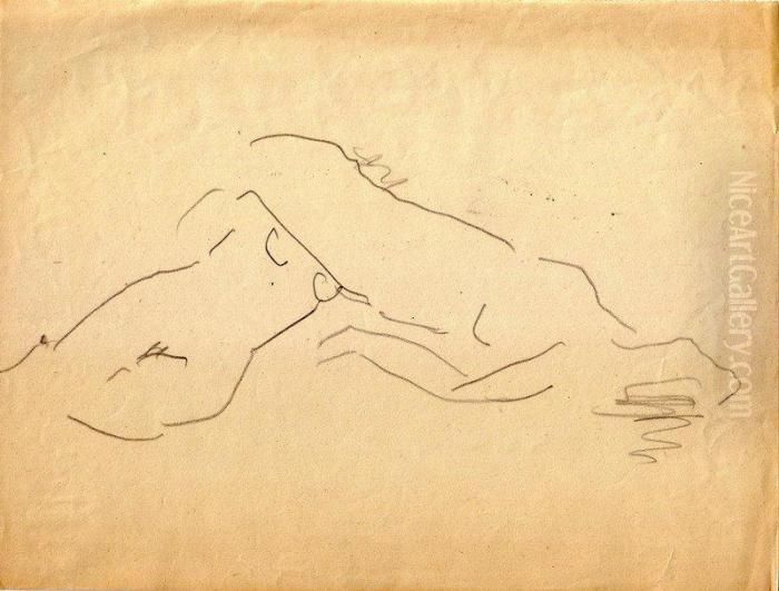 Couple Oil Painting by Albert Marquet