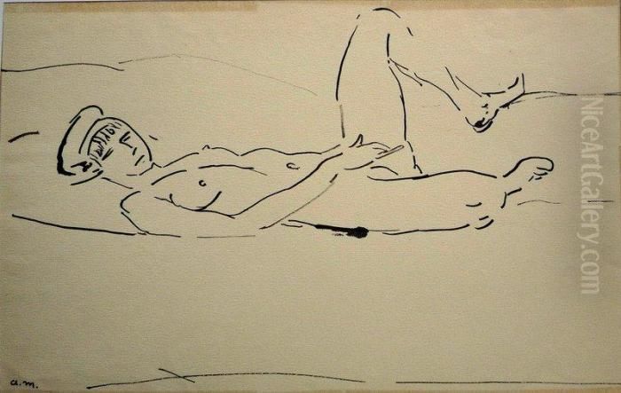 Jeune Femme Au Beret Oil Painting by Albert Marquet