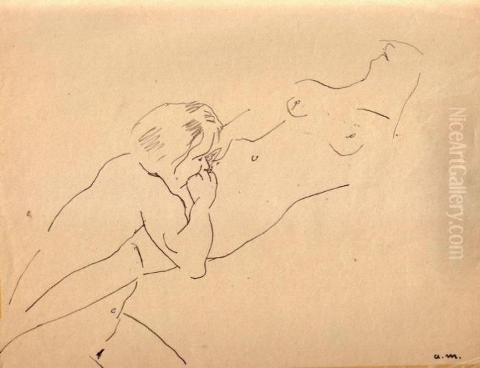 L'etreinte Oil Painting by Albert Marquet