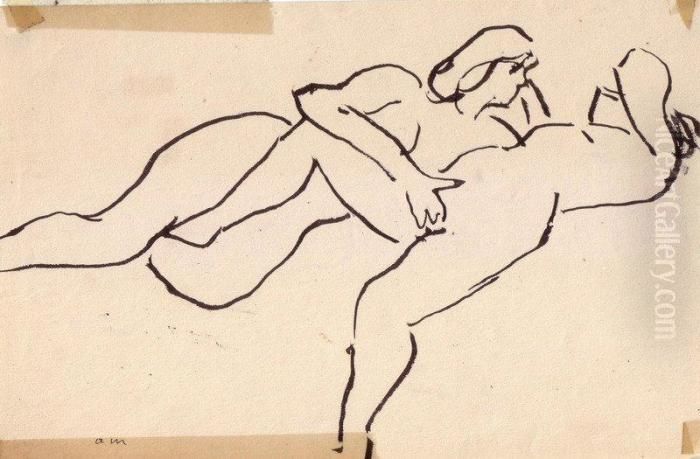 Le Repos Oil Painting by Albert Marquet