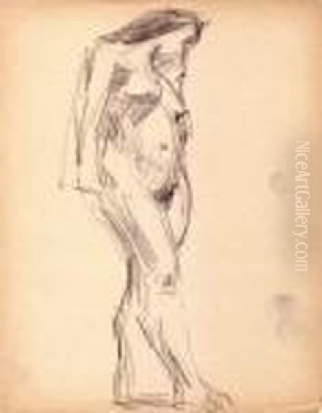 Nu Debout Oil Painting by Albert Marquet