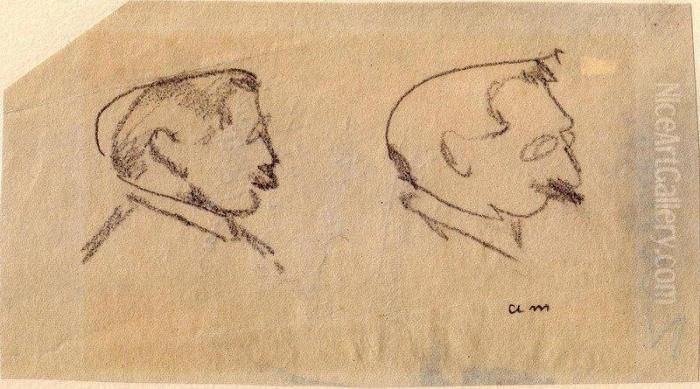Autoportraits De Profil Oil Painting by Albert Marquet