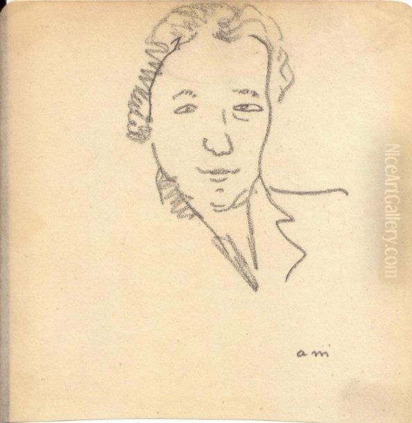 Madame Marquet Oil Painting by Albert Marquet