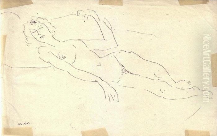 Yvonne Oil Painting by Albert Marquet