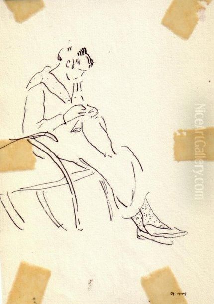 Yvonne Brodant, Marseille Oil Painting by Albert Marquet