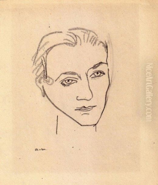 Portrait D'yvonne Oil Painting by Albert Marquet