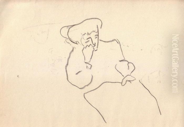 Femme Au Repos Oil Painting by Albert Marquet