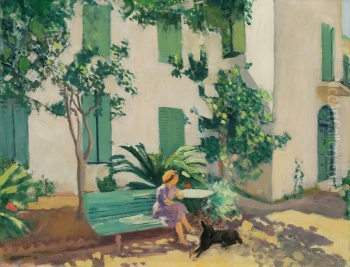 Le Repos De Vantla Maison Ete Oil Painting by Albert Marquet